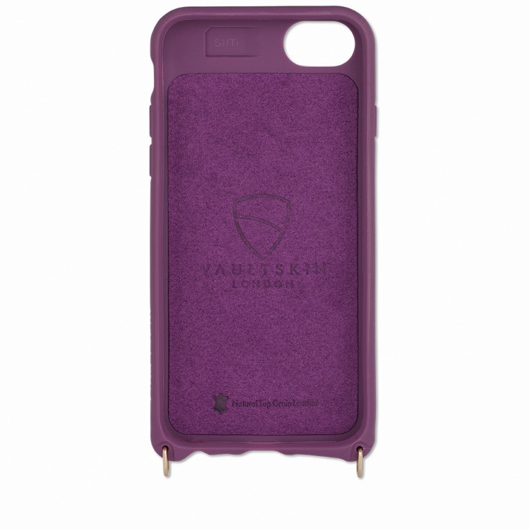 Handyhülle Victoria Fittings Gold mit Lederband für iPhone 6/7/8 Violet, Farbe: flieder/lila, Marke: Vaultskin, EAN: 0650327687172, Abmessungen in cm: 7.3x14.5x2, Bild 6 von 9
