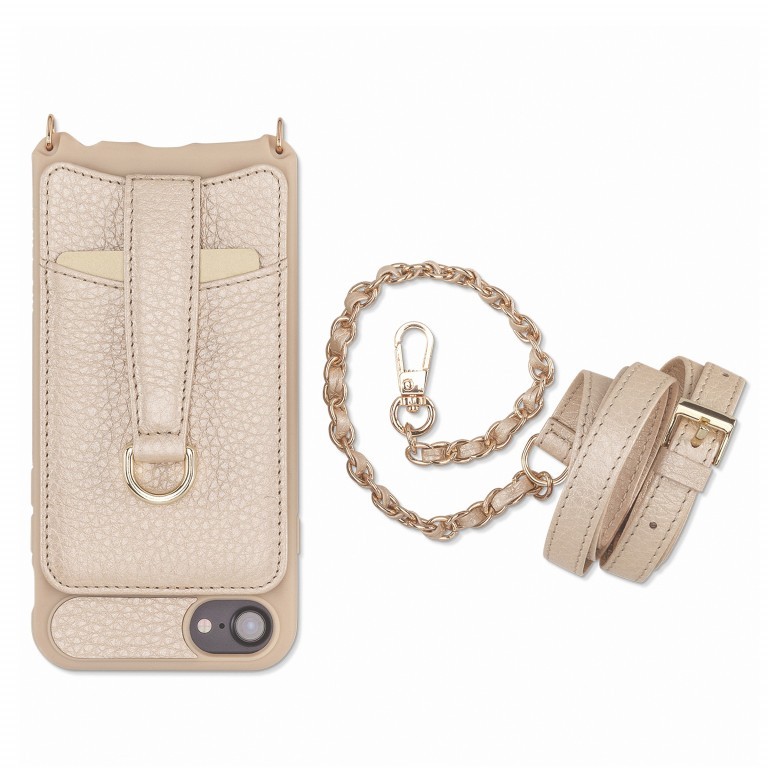 Handyhülle Victoria Fittings Gold mit Kette für iPhone 6/7/8 Champagne, Farbe: beige, Marke: Vaultskin, EAN: 0650327687257, Abmessungen in cm: 7.3x14.5x2, Bild 2 von 9