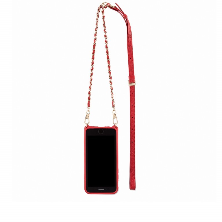 Handyhülle Victoria Fittings Gold mit Kette für iPhone 6/7/8 Red, Farbe: rot/weinrot, Marke: Vaultskin, EAN: 0650327687233, Abmessungen in cm: 7.3x14.5x2, Bild 7 von 9