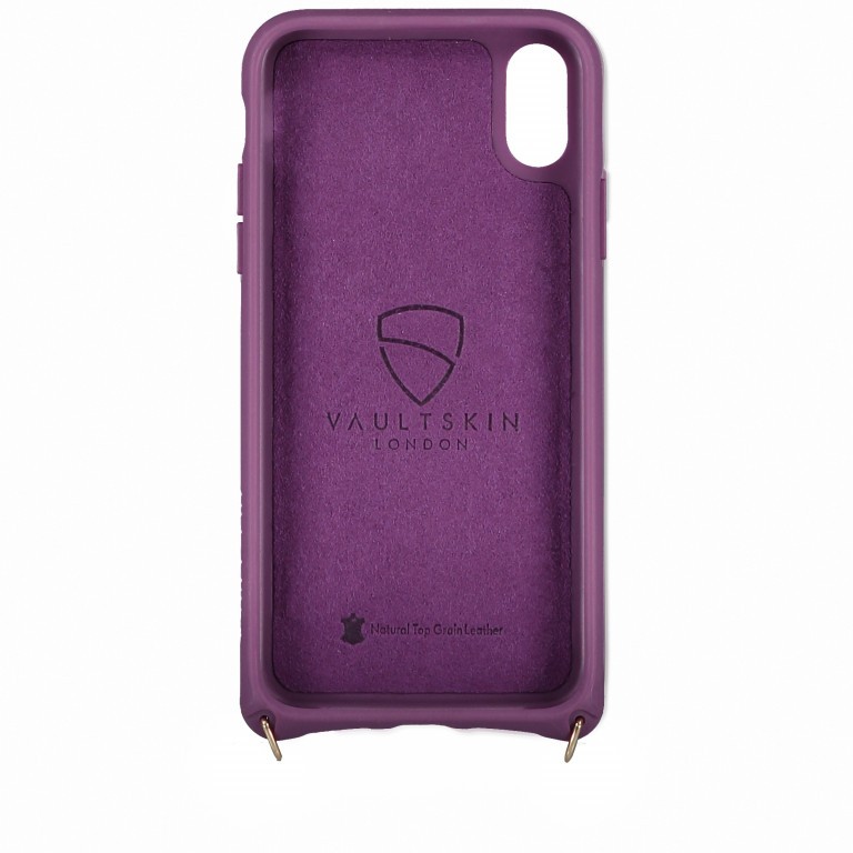 Handyhülle Victoria Fittings Gold mit Kette für iPhone 10 Violet, Farbe: flieder/lila, Marke: Vaultskin, EAN: 5060624030178, Abmessungen in cm: 7.3x14.5x2, Bild 4 von 7