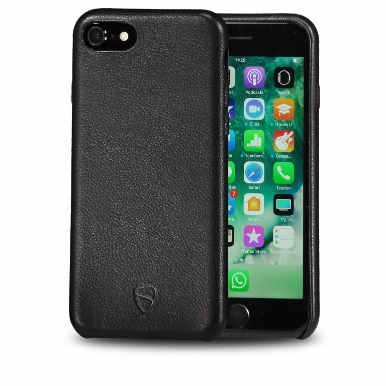 Handyhülle Soho für iPhone 7/8 Black, Farbe: schwarz, Marke: Vaultskin, EAN: 0639725413347, Abmessungen in cm: 7x14.5x1, Bild 1 von 7