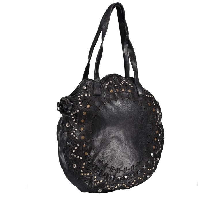 Handtasche Persefone 1615-X0775 Leder Nero, Farbe: schwarz, Marke: Campomaggi, EAN: 8054302403764, Bild 2 von 7