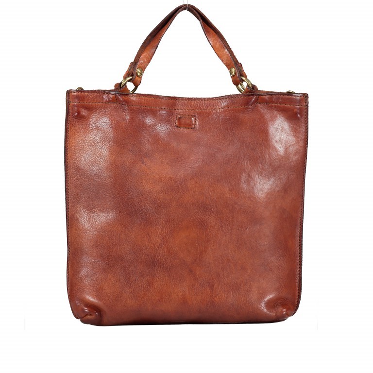 Handtasche Calipso Leder Cognac, Farbe: cognac, Marke: Campomaggi, EAN: 8054302444361, Abmessungen in cm: 33x31x5, Bild 1 von 12