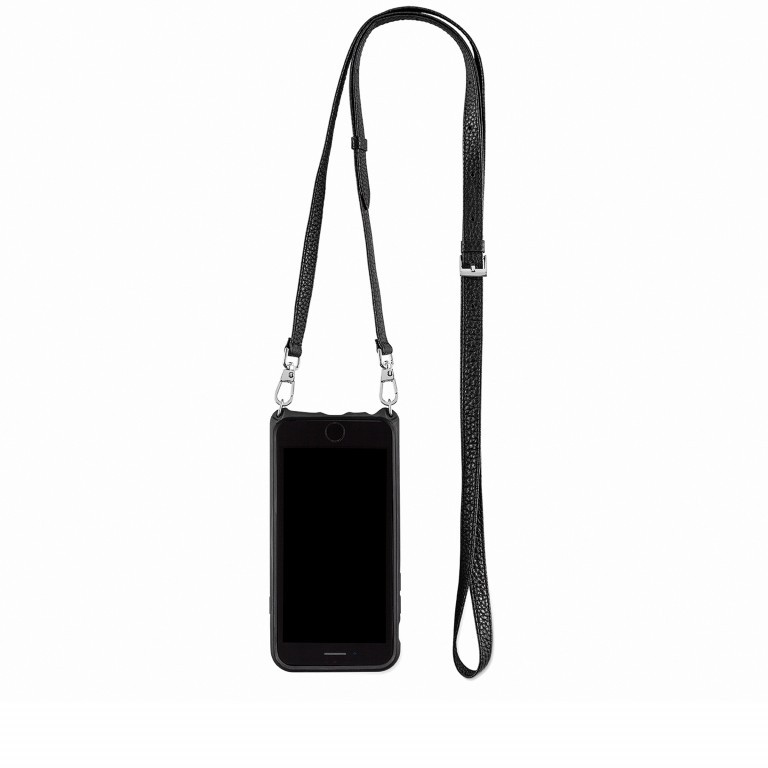 Handyhülle Victoria Fittings Silber mit Lederband für iPhone 10 Black, Farbe: schwarz, Marke: Vaultskin, EAN: 5060624030543, Abmessungen in cm: 7.3x14.5x2, Bild 7 von 9