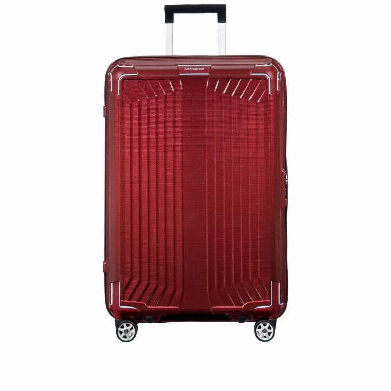 Koffer Lite-Box Spinner 69 Red, Farbe: rot/weinrot, Marke: Samsonite, EAN: 5414847725906, Abmessungen in cm: 46x69x27, Bild 2 von 12