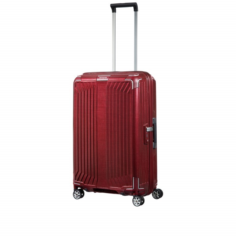Koffer Lite-Box Spinner 69 Red, Farbe: rot/weinrot, Marke: Samsonite, EAN: 5414847725906, Abmessungen in cm: 46x69x27, Bild 6 von 12