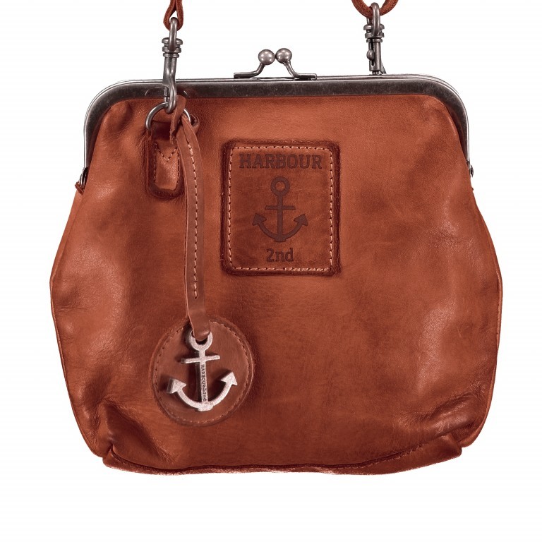 Tasche Anchor-Love Rosalie B3.7840 Charming Cognac, Farbe: cognac, Marke: Harbour 2nd, EAN: 4046478037786, Abmessungen in cm: 22x20x3, Bild 3 von 7