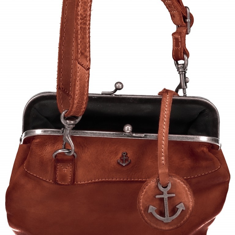 Tasche Anchor-Love Rosalie B3.7840 Charming Cognac, Farbe: cognac, Marke: Harbour 2nd, EAN: 4046478037786, Abmessungen in cm: 22x20x3, Bild 7 von 7