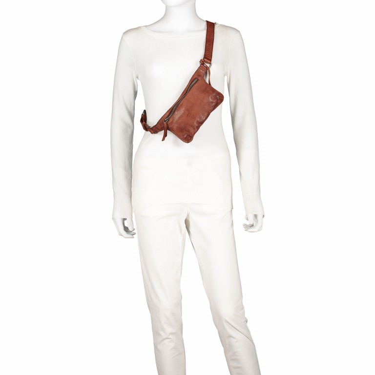 Gürteltasche Anchor-Love Nikita B3.9112 Charming Cognac, Farbe: cognac, Marke: Harbour 2nd, EAN: 4046478037922, Abmessungen in cm: 20x13x1, Bild 5 von 7