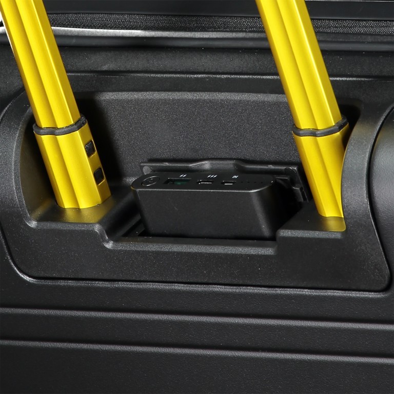 Koffer BVB Edition H6 mit Powerbank Größe 64 cm Black Yellow, Farbe: schwarz, Marke: Horizn Studios, EAN: 4260447326361, Abmessungen in cm: 46x64x23, Bild 8 von 9