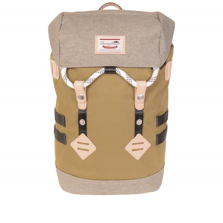 Rucksack Colorado Small Volumen 15 Liter Khaki Beige, Farbe: taupe/khaki, Marke: Doughnut, EAN: 4897065906578, Abmessungen in cm: 28x40x13.5, Bild 1 von 11