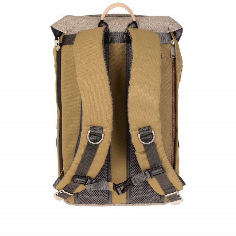 Rucksack Colorado Small Volumen 15 Liter Khaki Beige, Farbe: taupe/khaki, Marke: Doughnut, EAN: 4897065906578, Abmessungen in cm: 28x40x13.5, Bild 3 von 11