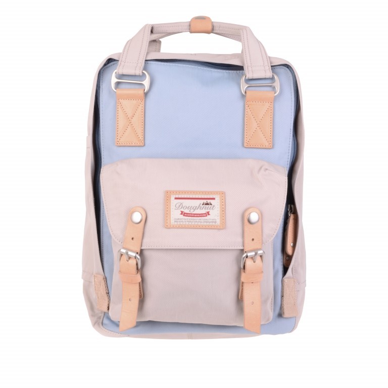 Rucksack Macaroon Bicolor Volumen 16 Liter Lightblue Ivory, Farbe: blau/petrol, Marke: Doughnut, EAN: 4897065905038, Abmessungen in cm: 28x38x11, Bild 1 von 8