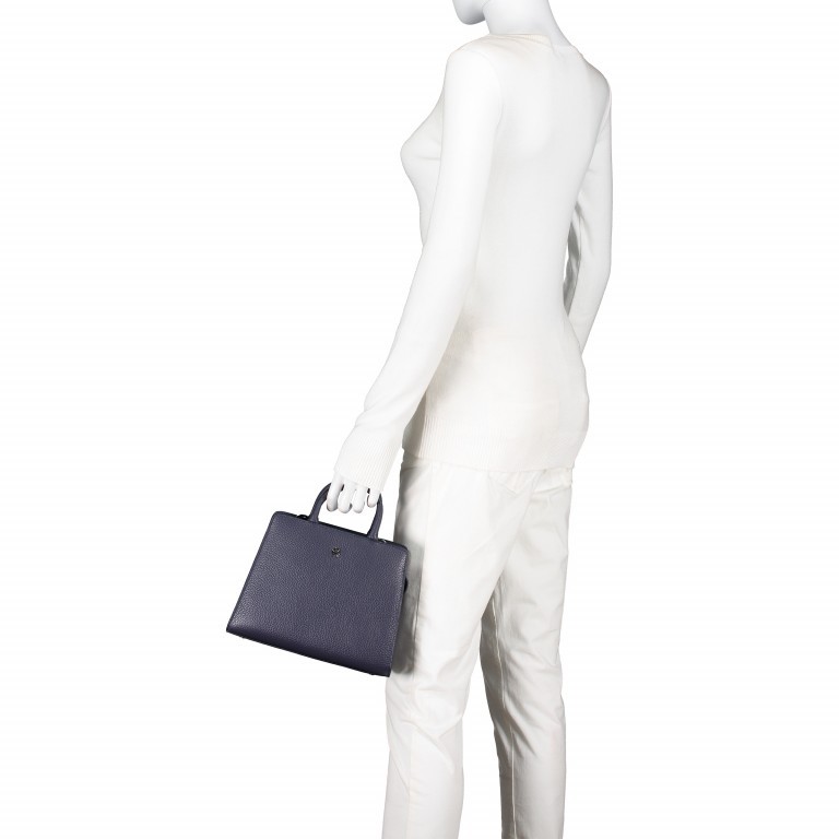 Handtasche Cybill 135-170 Marine, Farbe: blau/petrol, Marke: AIGNER, EAN: 4048392903772, Abmessungen in cm: 24.5x19x8, Bild 6 von 7