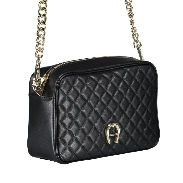 Umhängetasche Garda S 132-113 Black, Farbe: schwarz, Marke: AIGNER, EAN: 4055539264627, Abmessungen in cm: 23x15x7, Bild 2 von 7