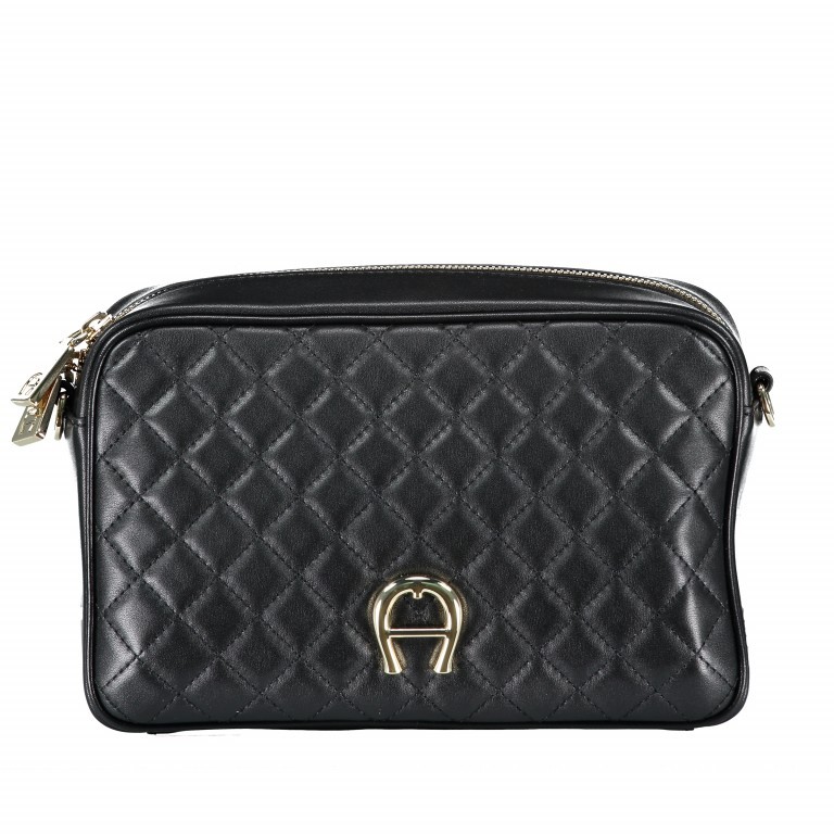 Umhängetasche Garda S 132-113 Black, Farbe: schwarz, Marke: AIGNER, EAN: 4055539264627, Abmessungen in cm: 23x15x7, Bild 7 von 7