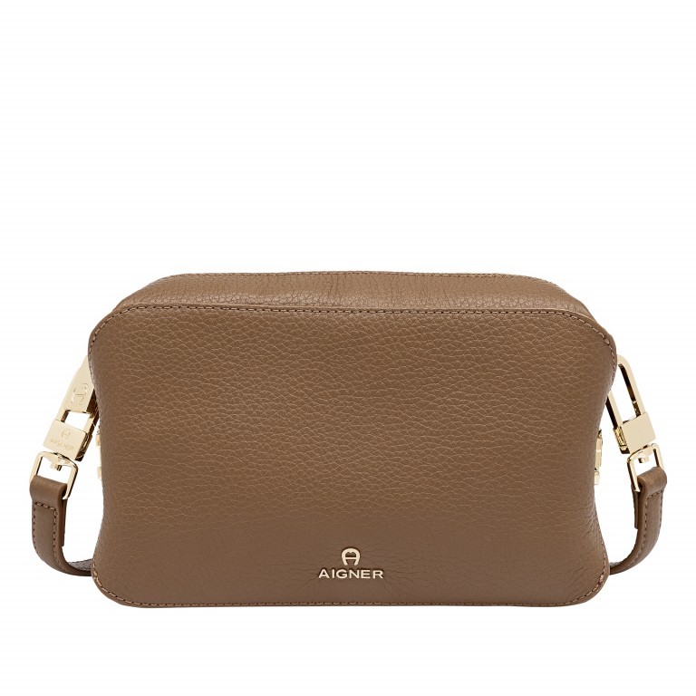 Umhängetasche Milano S 132-116 Bison Brown, Farbe: braun, Marke: AIGNER, EAN: 4055539264801, Abmessungen in cm: 22x14x8.5, Bild 1 von 7