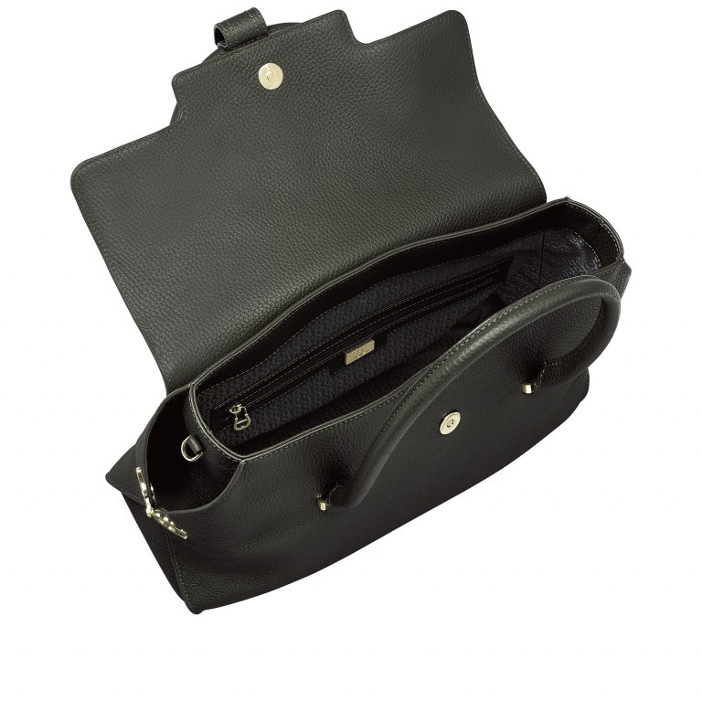 Handtasche Milano L 133-747 Black, Farbe: schwarz, Marke: AIGNER, EAN: 4055539265754, Abmessungen in cm: 37.5x26x12, Bild 3 von 3