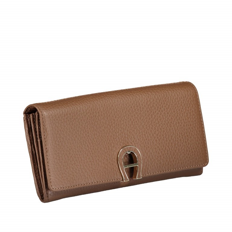 Geldbörse Milano 156-263 Bison Brown, Farbe: braun, Marke: AIGNER, EAN: 4055539269622, Abmessungen in cm: 20x10.5x3, Bild 2 von 4
