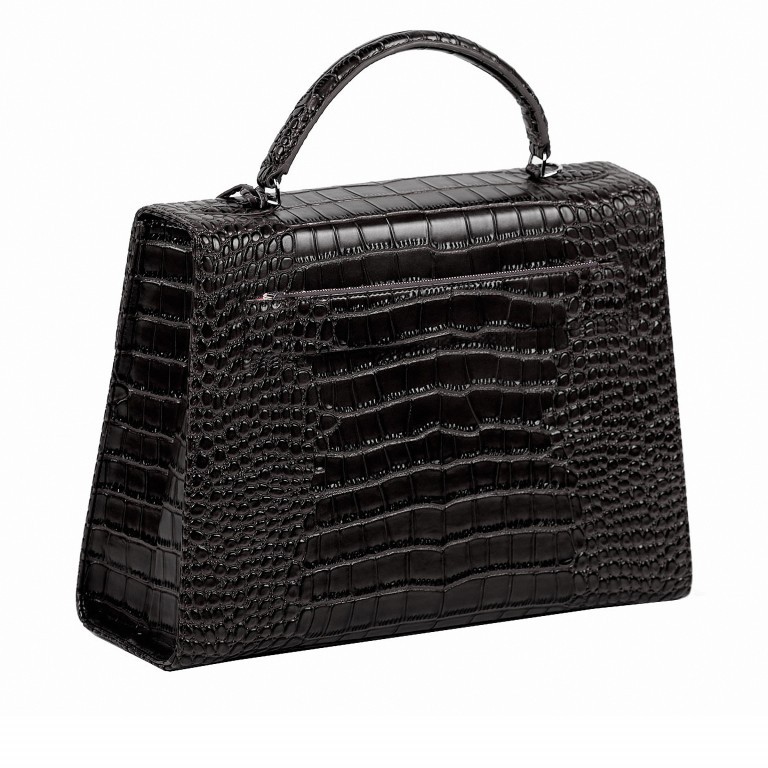 Shopper Audrey Croco Black, Farbe: schwarz, Marke: Socha, EAN: 4029276048826, Abmessungen in cm: 40.5x29x13, Bild 3 von 11