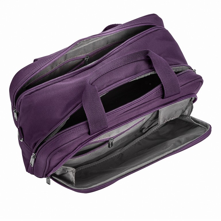 Bordtasche Kendo Weinrot, Farbe: rot/weinrot, Marke: Travelite, EAN: 4027002067288, Abmessungen in cm: 38x29x17, Bild 3 von 5