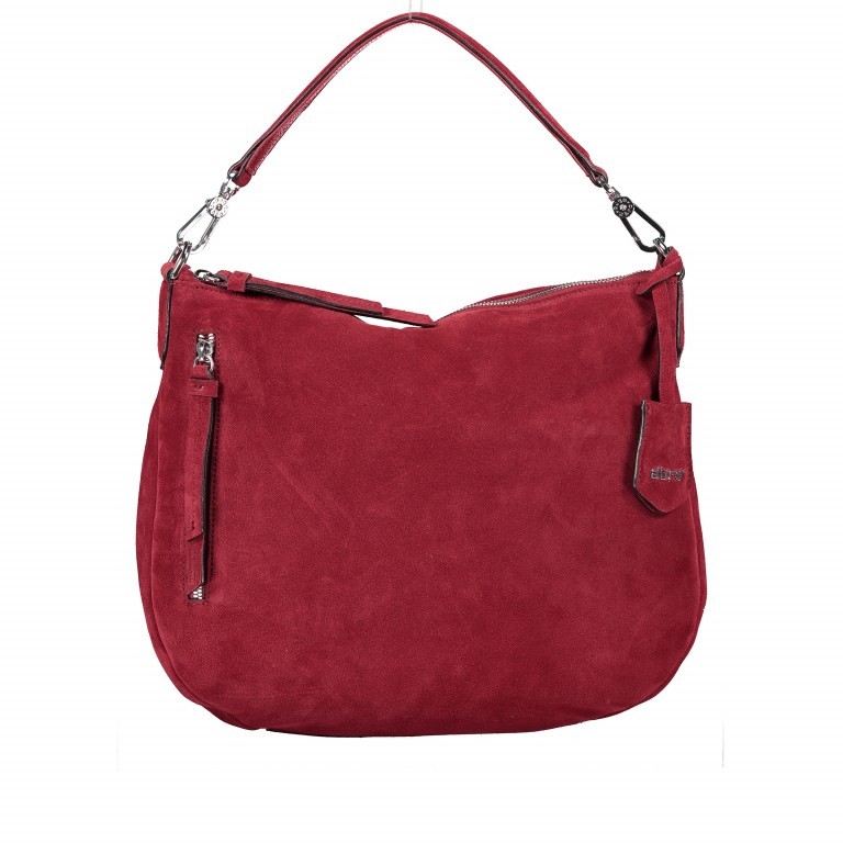 Tasche Suede Ruby, Farbe: rot/weinrot, Marke: Abro, EAN: 4061724118651, Abmessungen in cm: 34x27x10, Bild 1 von 7