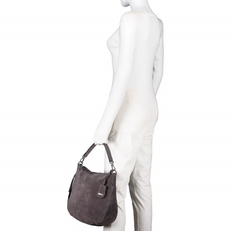 Tasche Suede Zinc, Farbe: taupe/khaki, Marke: Abro, EAN: 4061724118606, Abmessungen in cm: 34x27x10, Bild 5 von 7