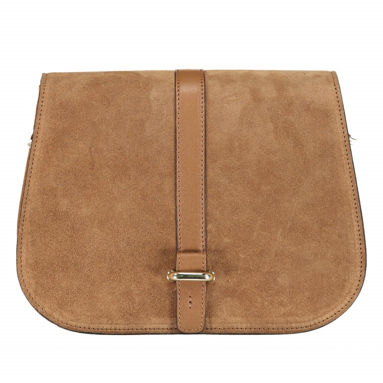 Umhängetasche Suede Honey, Farbe: cognac, Marke: Abro, EAN: 4061724096355, Abmessungen in cm: 24x13x9, Bild 7 von 7