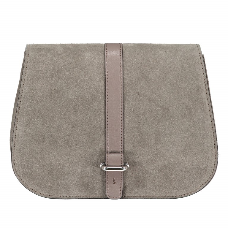 Umhängetasche Suede Zinc, Farbe: taupe/khaki, Marke: Abro, EAN: 4061724096348, Abmessungen in cm: 24x13x9, Bild 8 von 8