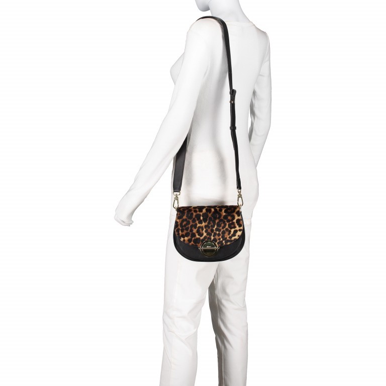 Schultertasche Leo Leo, Farbe: braun, Marke: Abro, EAN: 4061724102353, Abmessungen in cm: 22x17x8, Bild 4 von 7