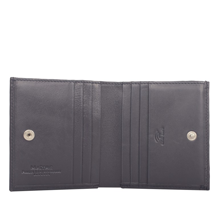 Geldbörse Raumbach Gerfried mit RFID-Schutz Dunkelblau, Farbe: blau/petrol, Marke: Maitre, EAN: 4053533635313, Abmessungen in cm: 9.5x9x1.5, Bild 5 von 6
