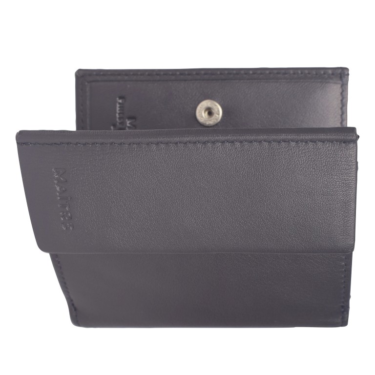 Geldbörse Raumbach Gerfried mit RFID-Schutz Dunkelblau, Farbe: blau/petrol, Marke: Maitre, EAN: 4053533635313, Abmessungen in cm: 9.5x9x1.5, Bild 4 von 6