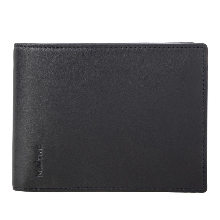 Geldbörse Raumbach Galbert mit RFID-Schutz Dunkelblau, Farbe: blau/petrol, Marke: Maitre, EAN: 4053533635290, Abmessungen in cm: 12.5x9.5x2, Bild 1 von 5