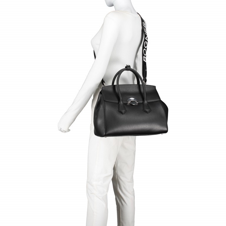 Tasche Zermatt Josie Black, Farbe: schwarz, Marke: Bogner, EAN: 4053533739097, Abmessungen in cm: 37x29x16, Bild 8 von 12