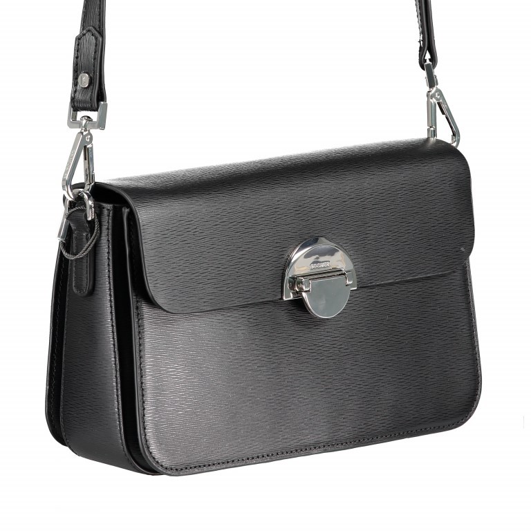 Umhängetasche Zürs Paula Black, Farbe: schwarz, Marke: Bogner, EAN: 4053533757565, Abmessungen in cm: 26x15.5x9, Bild 2 von 6