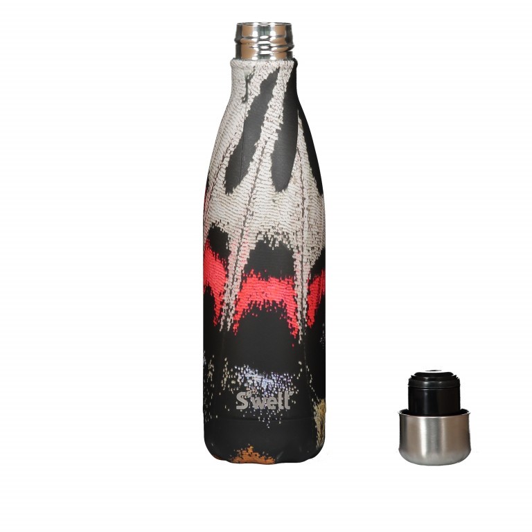 Trinkflasche Volumen 500 ml Butterfly, Farbe: rot/weinrot, Marke: S'well Bottle, EAN: 0843461102247, Bild 2 von 3
