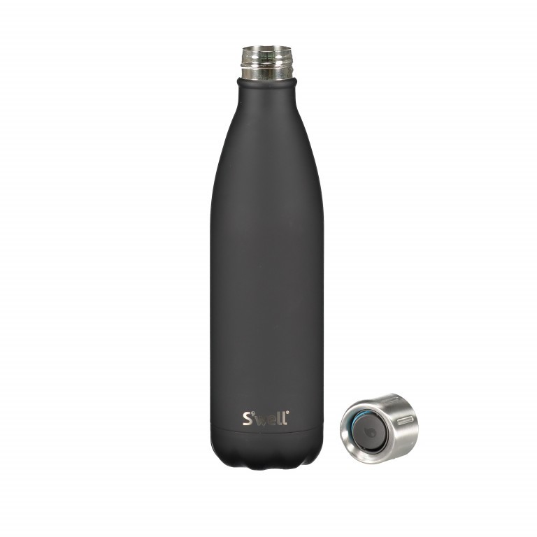 Trinkflasche Sport Edition Click Cap Volumen 500 ml Solid Black, Farbe: schwarz, Marke: S'well Bottle, EAN: 0843461102049, Bild 2 von 3