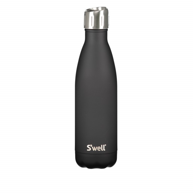 Trinkflasche Sport Edition Click Cap Volumen 500 ml Solid Black, Farbe: schwarz, Marke: S'well Bottle, EAN: 0843461102049, Bild 1 von 3