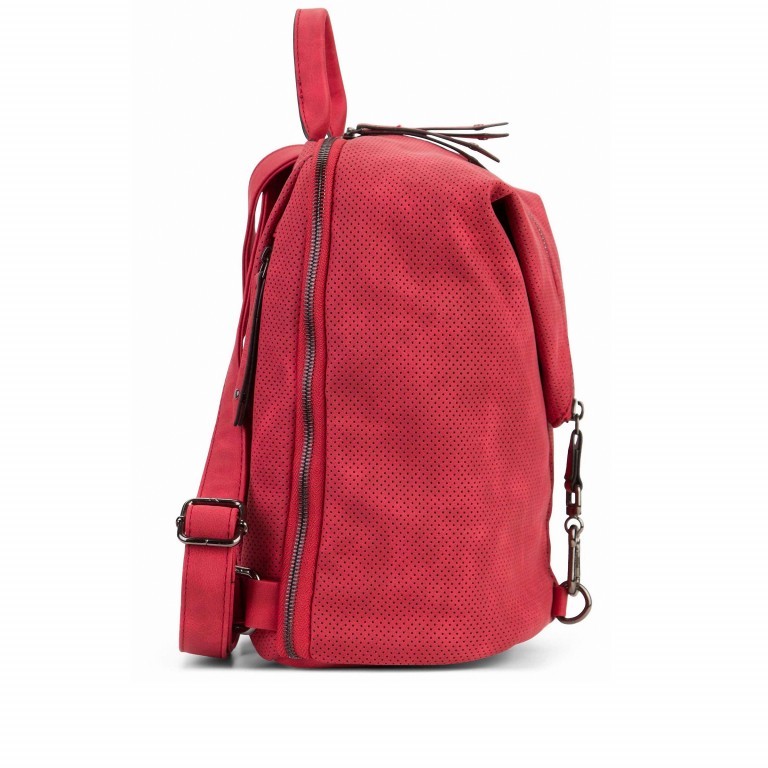 Rucksack Romy 11593 Red, Farbe: rot/weinrot, Marke: Suri Frey, EAN: 4056185108839, Abmessungen in cm: 29x26x14, Bild 3 von 6