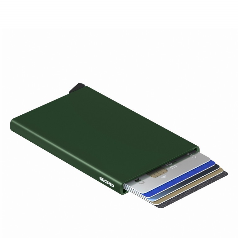 Kartenetui Cardprotector Green, Farbe: grün/oliv, Marke: Secrid, EAN: 8718215286981, Abmessungen in cm: 6.3x10.2x0.8, Bild 1 von 4