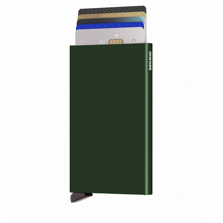 Kartenetui Cardprotector Green, Farbe: grün/oliv, Marke: Secrid, EAN: 8718215286981, Abmessungen in cm: 6.3x10.2x0.8, Bild 4 von 4