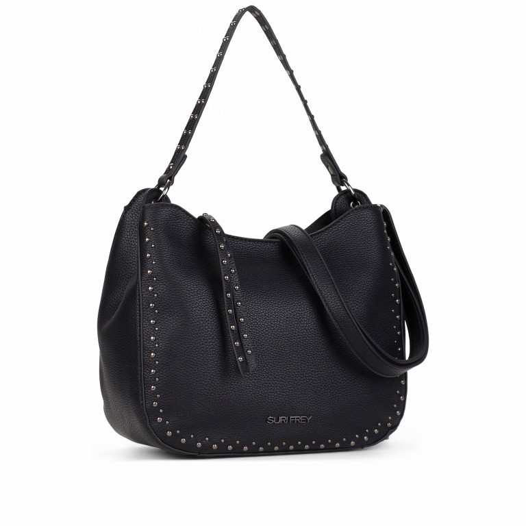 Beuteltasche Karny 12051 Black, Farbe: schwarz, Marke: Suri Frey, EAN: 4056185103902, Abmessungen in cm: 25x19x13, Bild 2 von 9
