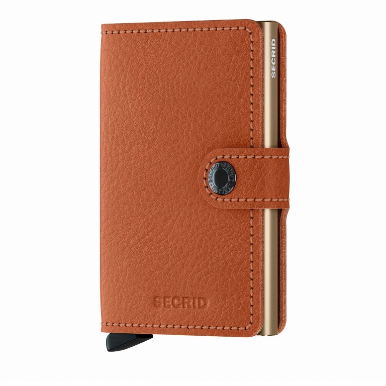 Geldbörse Miniwallet Veg Tanned Caramello, Farbe: cognac, Marke: Secrid, EAN: 8718215286400, Abmessungen in cm: 6.8x10.2x2.1, Bild 1 von 4