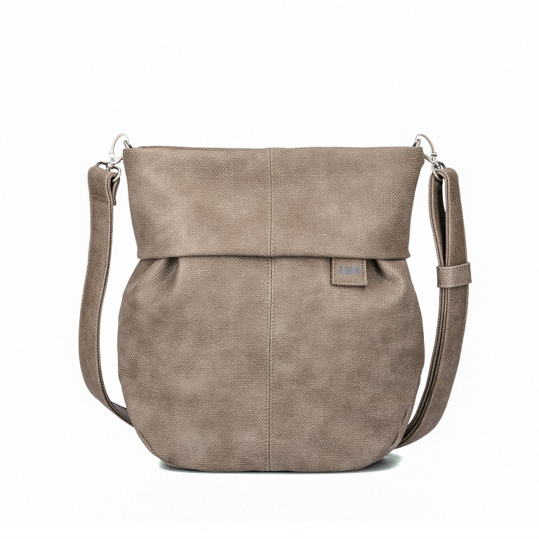 Umhängetasche Mademoiselle M100 Canvas Taupe, Farbe: taupe/khaki, Marke: Zwei, EAN: 4250257919860, Abmessungen in cm: 27x30x9, Bild 1 von 8