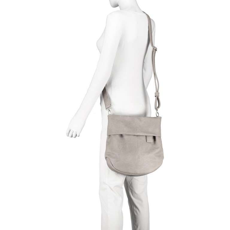 Umhängetasche Mademoiselle M100 Canvas Taupe, Farbe: taupe/khaki, Marke: Zwei, EAN: 4250257919860, Abmessungen in cm: 27x30x9, Bild 6 von 8