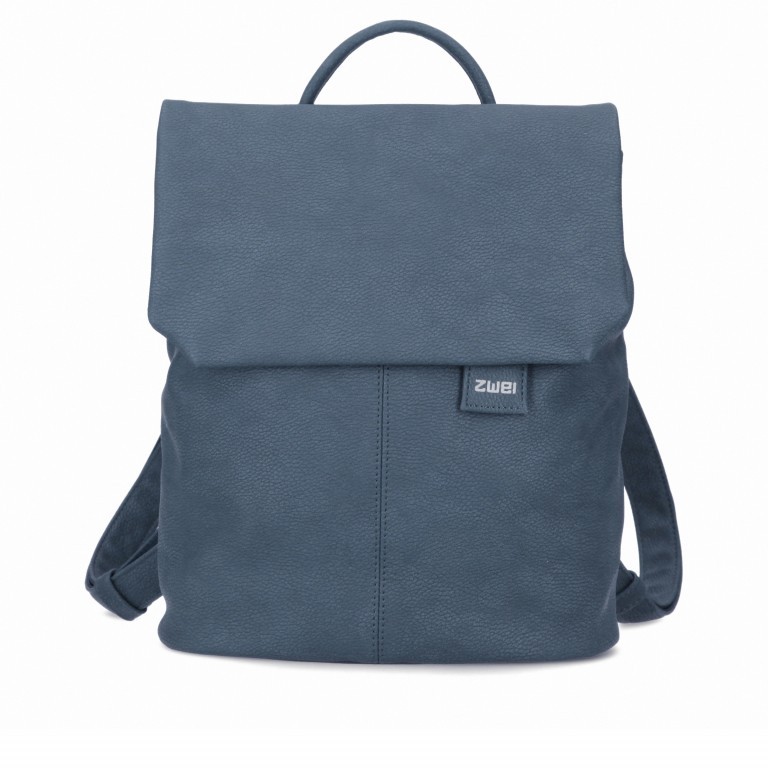 Rucksack Mademoiselle MR8 Nubuk Blue, Farbe: blau/petrol, Marke: Zwei, EAN: 4250257920422, Abmessungen in cm: 24x29x13, Bild 1 von 6