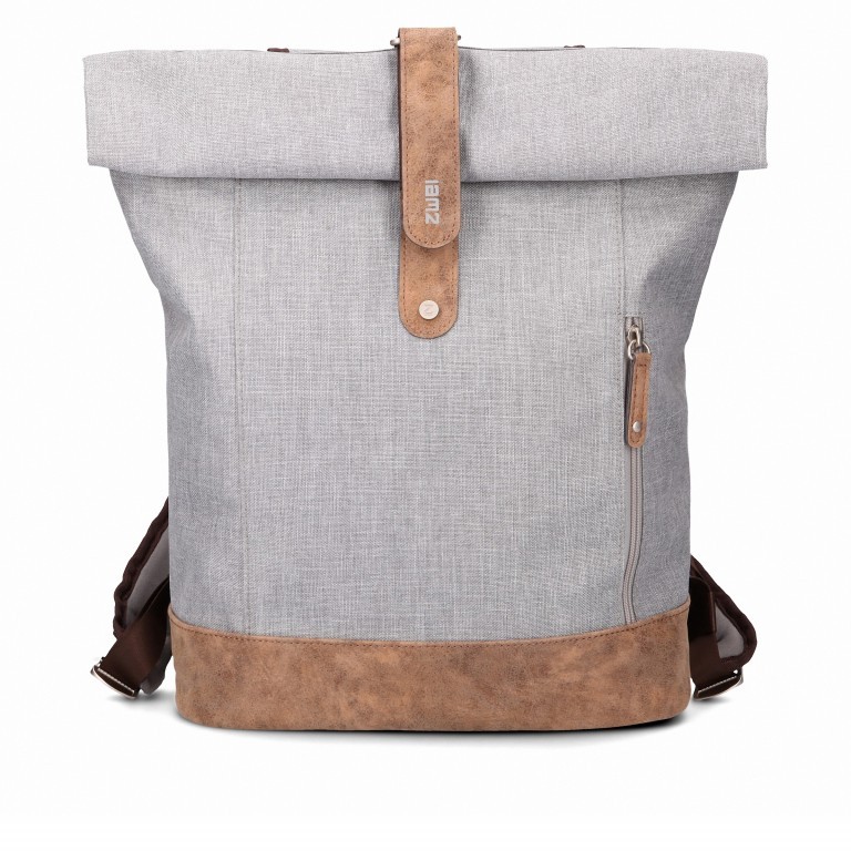 Rucksack Olli O24 Ice, Farbe: grau, Marke: Zwei, EAN: 4250257919280, Abmessungen in cm: 33x39x13, Bild 1 von 5