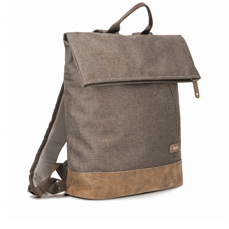 Rucksack Olli O25 Stone, Farbe: anthrazit, Marke: Zwei, EAN: 4250257919297, Abmessungen in cm: 37x41x18, Bild 2 von 5