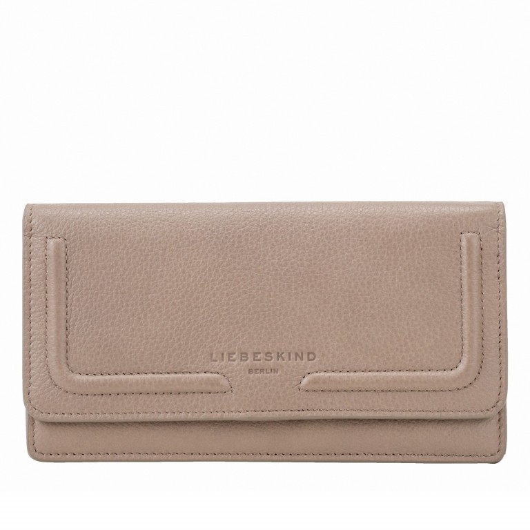 Geldbörse Round Love Slam Taupe, Farbe: taupe/khaki, Marke: Liebeskind Berlin, EAN: 4058629113232, Abmessungen in cm: 19x10x2, Bild 1 von 3