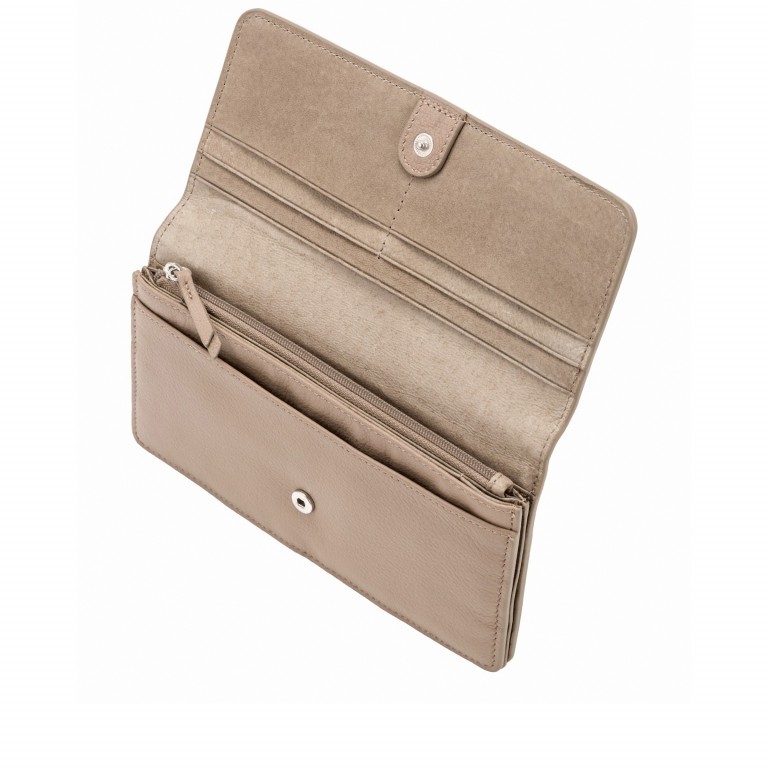 Geldbörse Round Love Slam Taupe, Farbe: taupe/khaki, Marke: Liebeskind Berlin, EAN: 4058629113232, Abmessungen in cm: 19x10x2, Bild 3 von 3